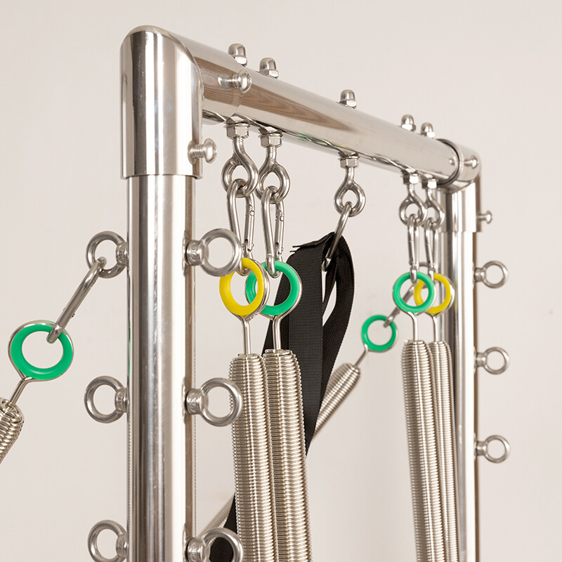 oak Pilates Reformer with tower