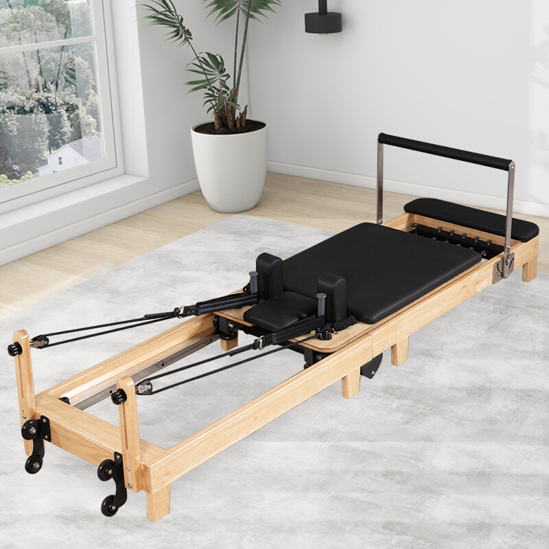 Oak Folding Pilates Reformer