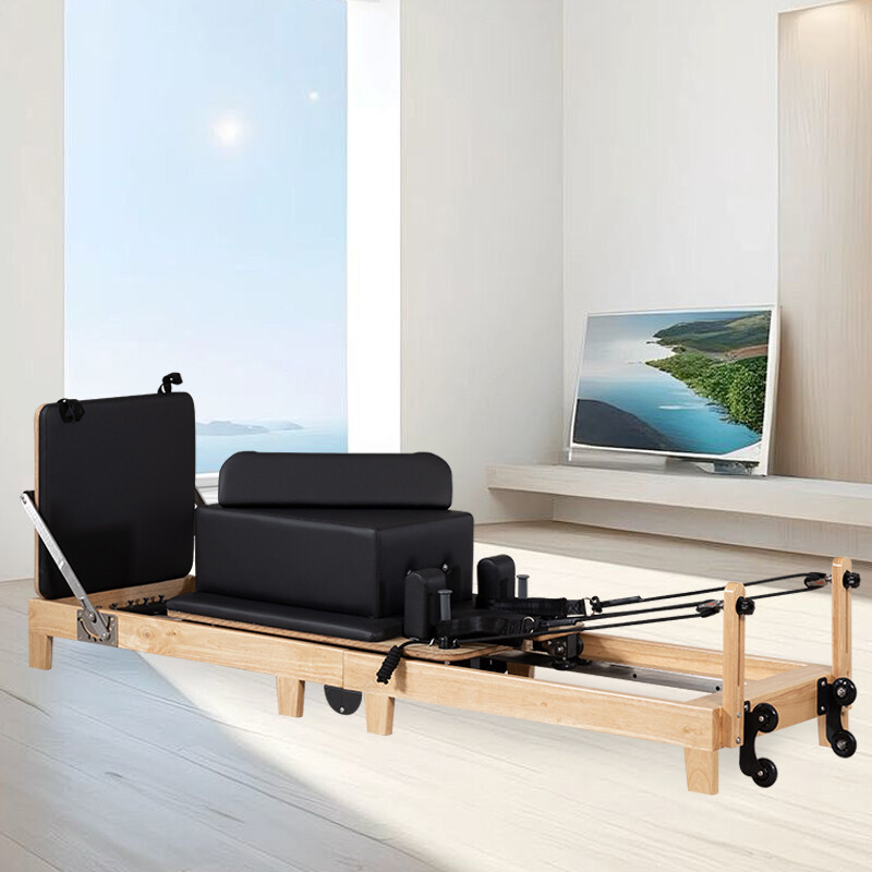 Oak Folding Pilates Reformer