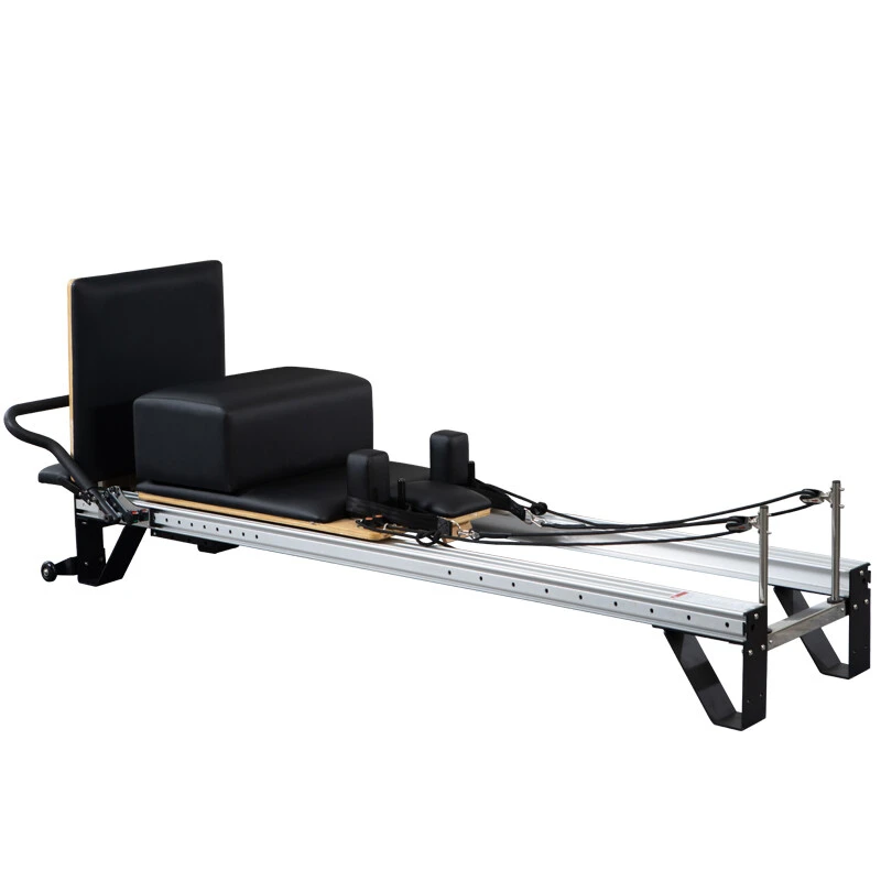 White Shorty Aluminum Pilates Reformer