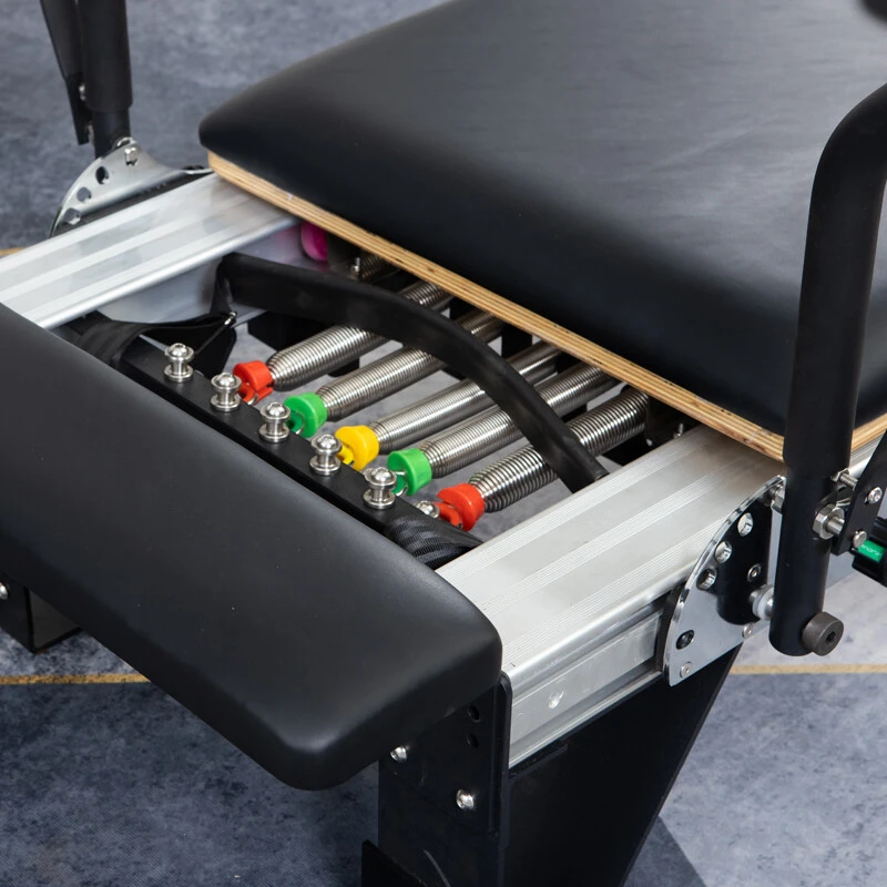 White Shorty Aluminum Pilates Reformer