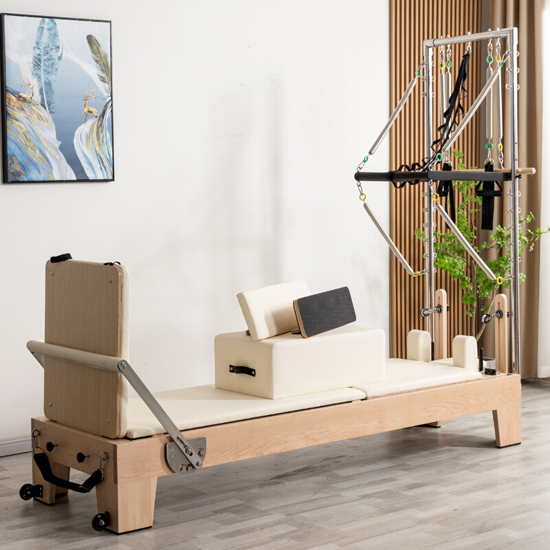 Maple Pilates Reformer with Tower