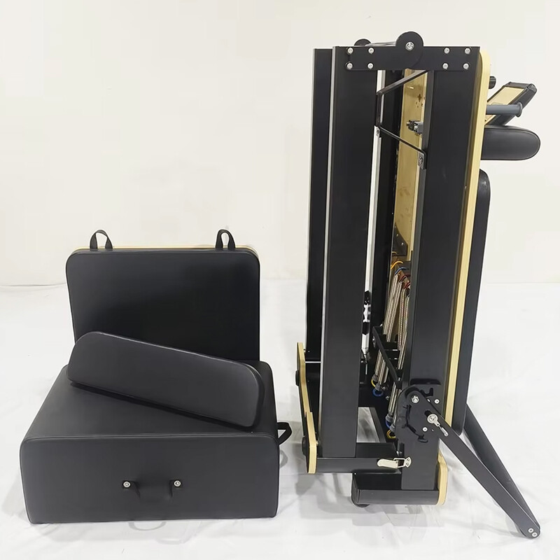 Black Shorty Aluminum Folding Pilates Reformer
