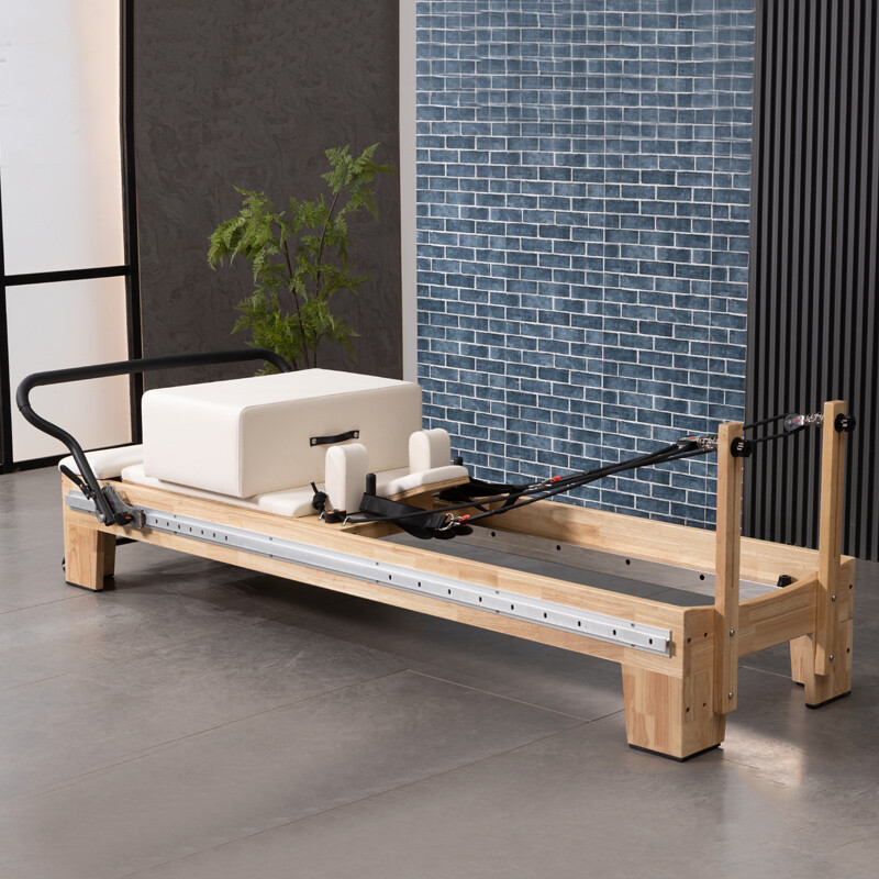 Oak Full Track Pilates Reformer