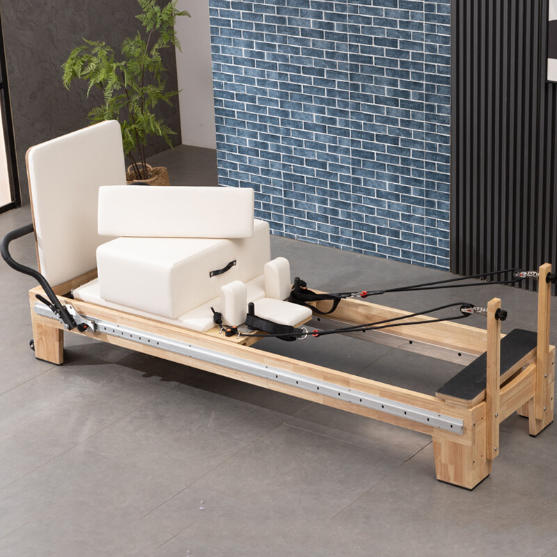 Oak Full Track Pilates Reformer