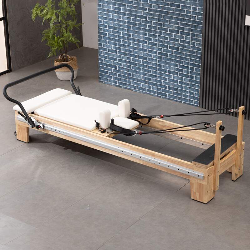 Oak Full Track Pilates Reformer