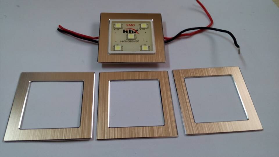 Aluminum panel for switch socket