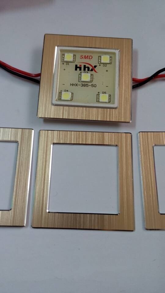 Aluminum panel for switch socket