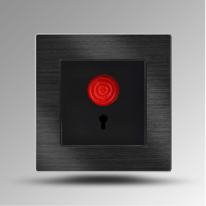 Black brushed aluminum