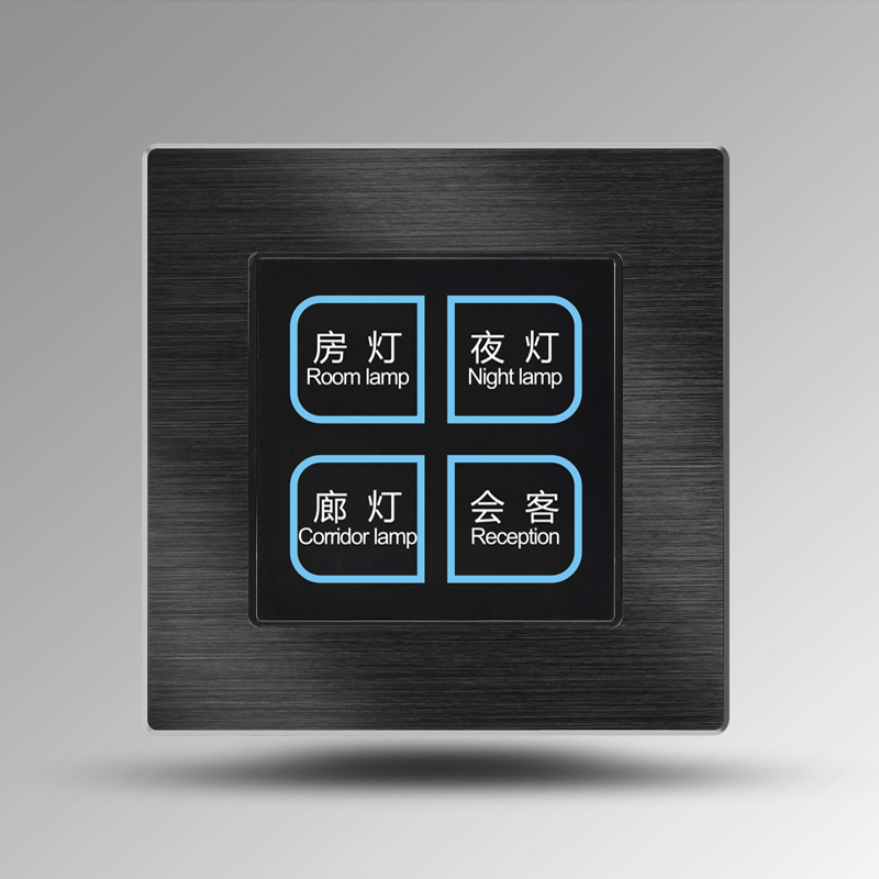 Black brushed aluminum