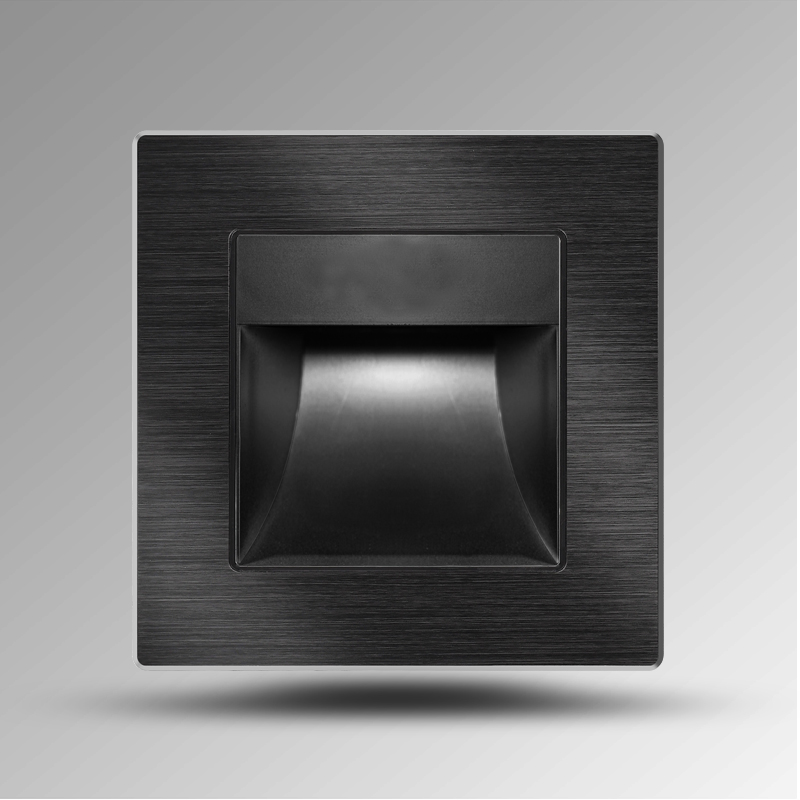 Black brushed aluminum