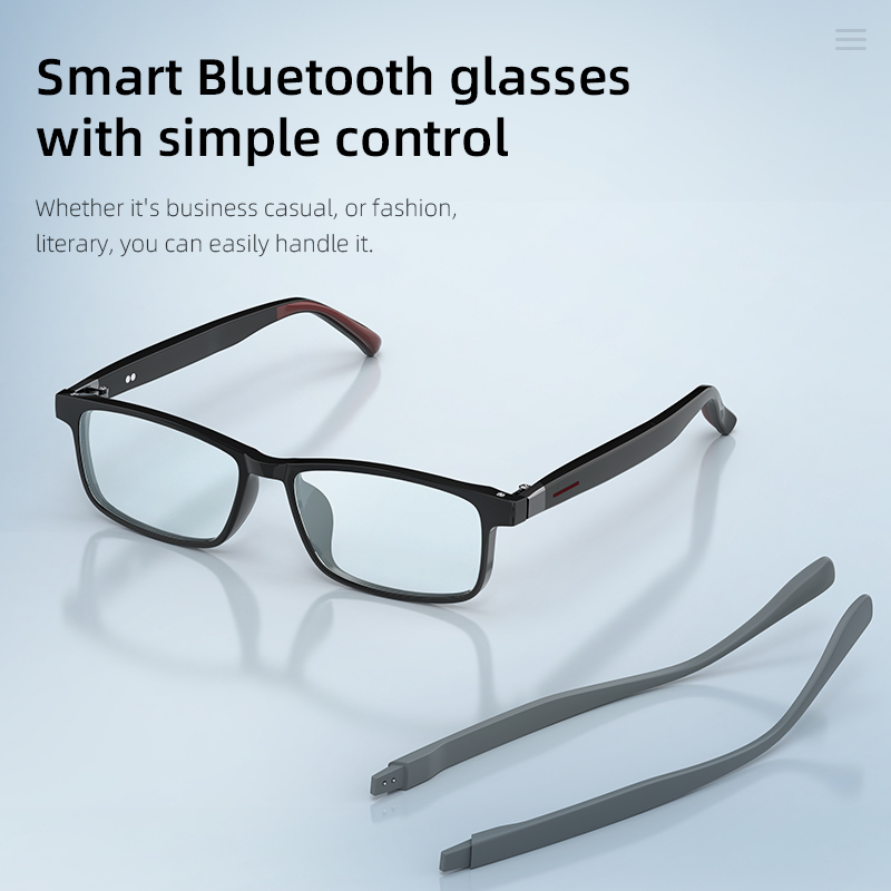 G07 Smart Bluetooth Glasses | Lightweight Audio Smart Eyewear with Detachable Temples, Semi-Rimless & Full-Rim Styles for Everyday & Business Wear