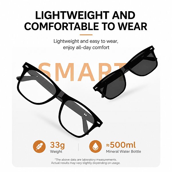 E13-L Smart Glasses | Audio Smart Eyewear with Advanced AI Chip, Lightweight Design & Open-Ear Stereo Sound E13-L Smart Glasses | Audio Smart Eyewear with Advanced AI Chip, Lightweight Design & Open-Ear Stereo Sound