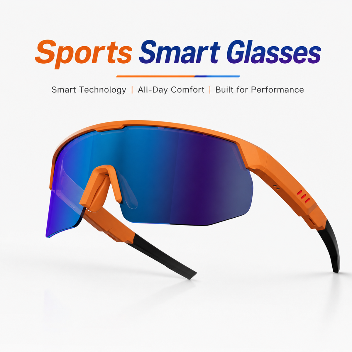 G16 Sports Smart Glasses | AI Sports Eyewear for Cycling, Running & Hiking with Real-Time Translation & AI Assistant
