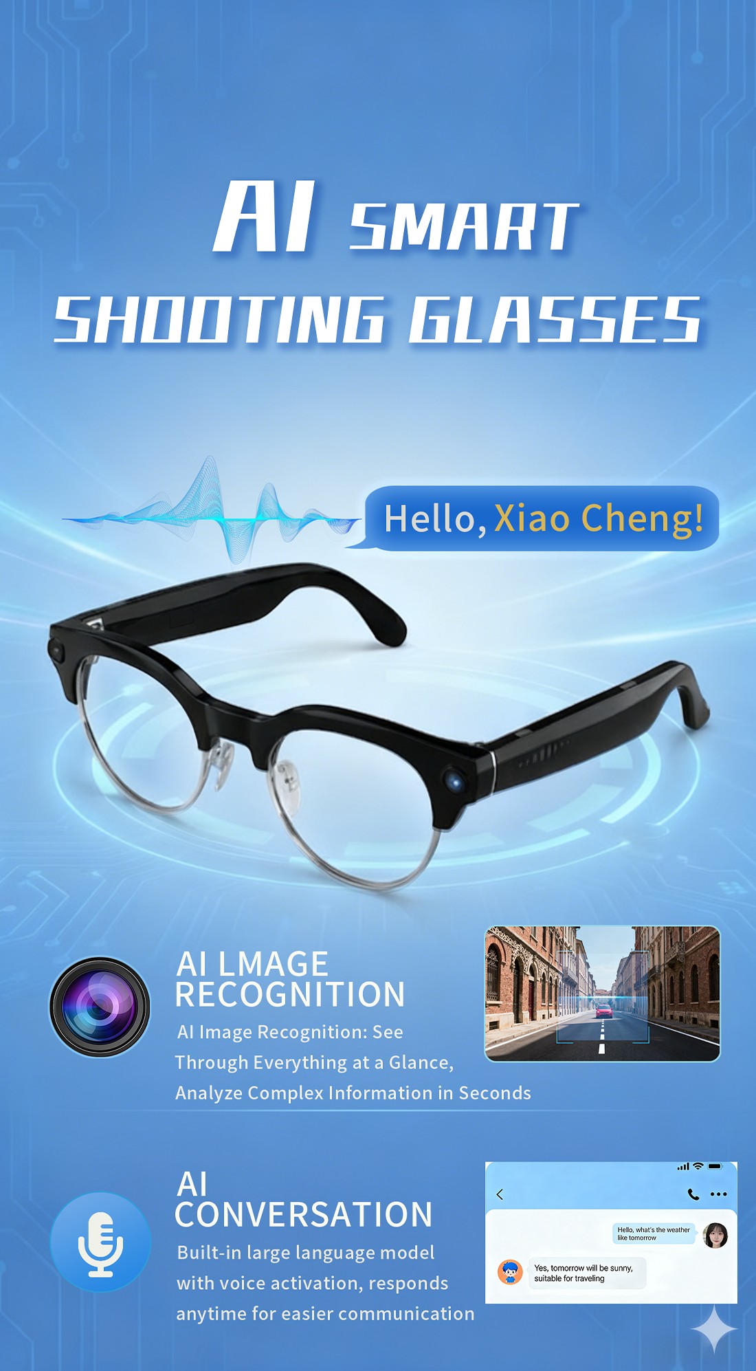 Smart Camera Glasses 1