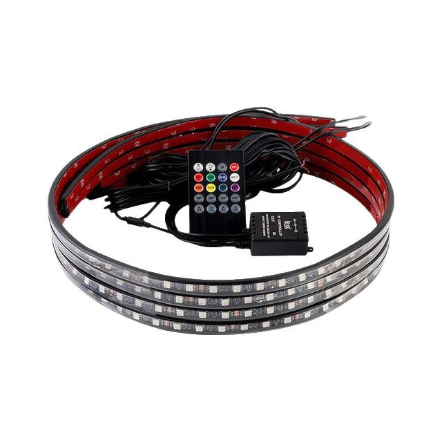 Cross-border hot-selling car chassis lights ambient lights remote control car chassis lights neon decoration ground atmosphere lights modified waterproof