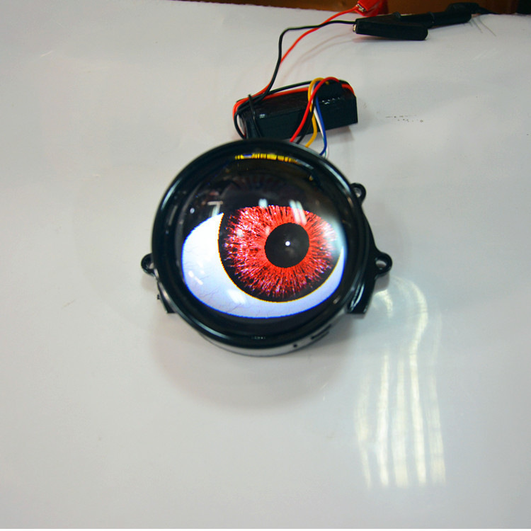 New car dynamic demon eye headlight LED lens modified eagle eye light 3 inch 12V No. 9 car modification