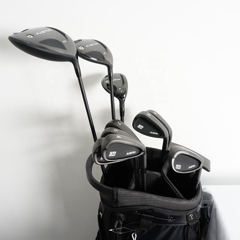 Factory Direct Mens PVD Black Plating Both Handed Golf Clubs Sets