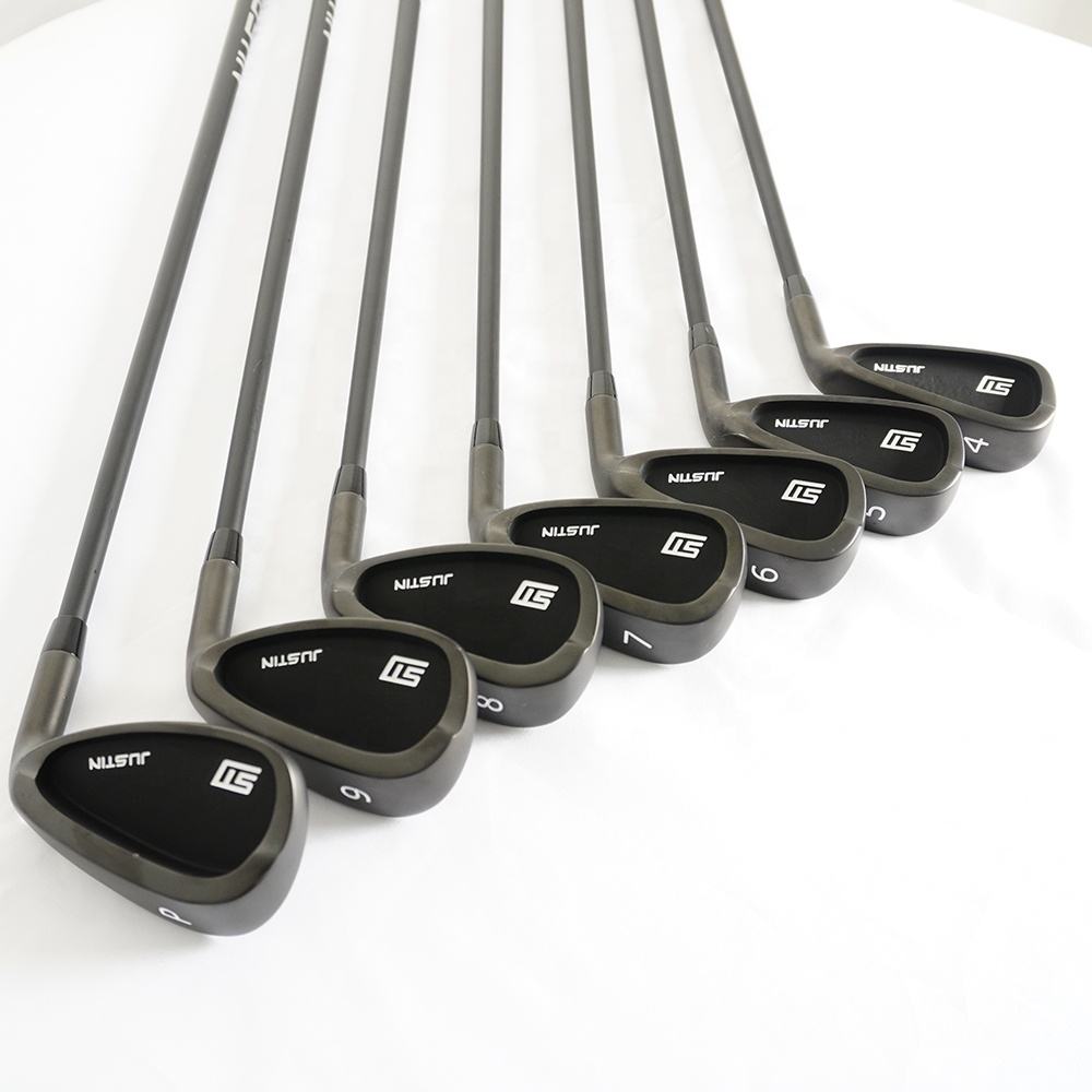Factory Direct Mens PVD Black Plating Both Handed Golf Clubs Sets