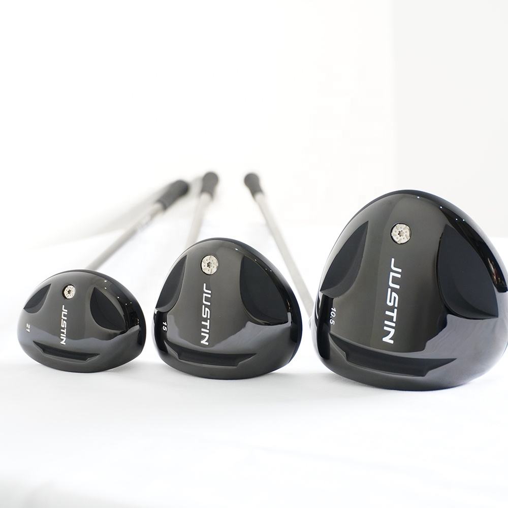 Factory Direct Mens PVD Black Plating Both Handed Golf Clubs Sets