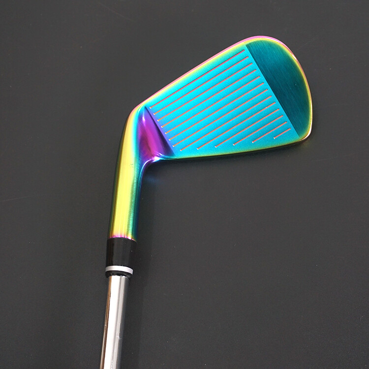 Jasde Price Rainbow Color 1020 Carbon Steel Usga Grooves Golf Irons