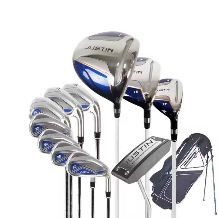 Jasde Price Right Handed Blue Unisex Custom Logo Plating Complete Golf Club Set