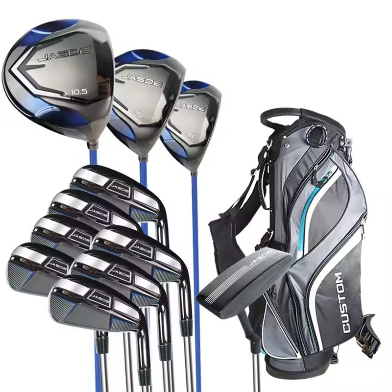 Jasde Wholesale Plating Men Custom Logo Titanium Complete Golf Clubs Set