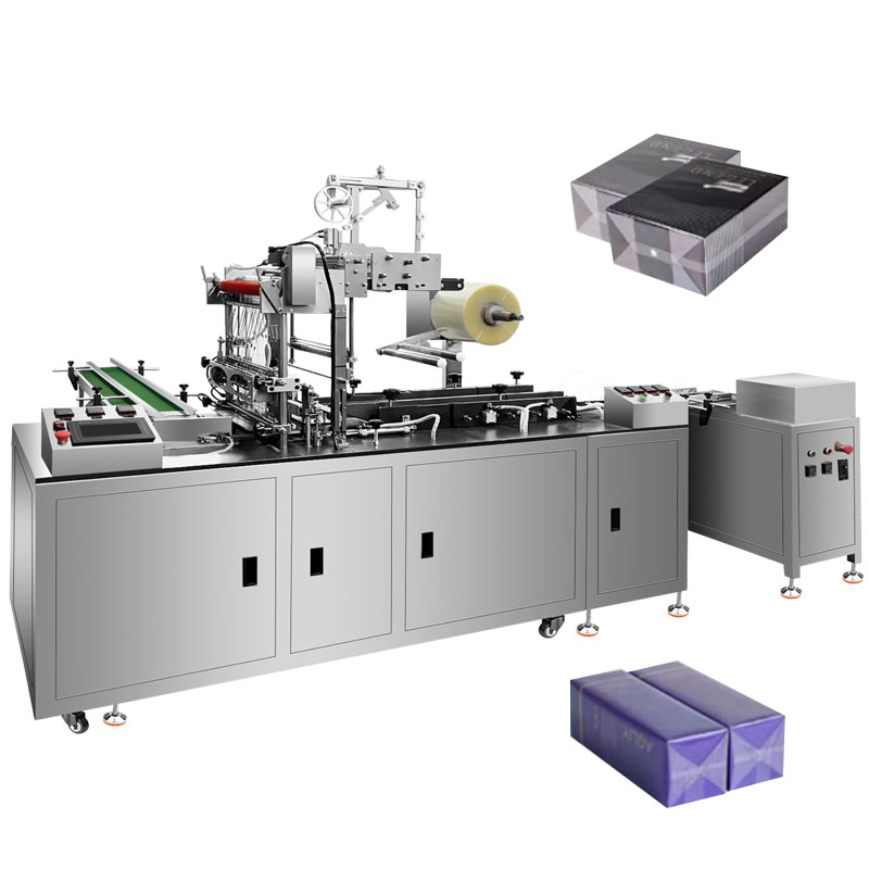  Automatic  Packing Cellophane Wrapping Machine for perfume boxes overwrapping heat sealer machine for sale
