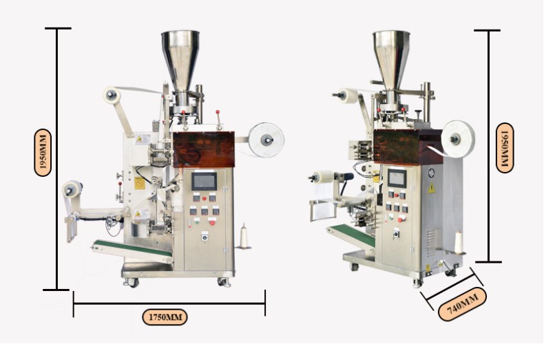 内外袋袋泡茶包装机机器尺寸