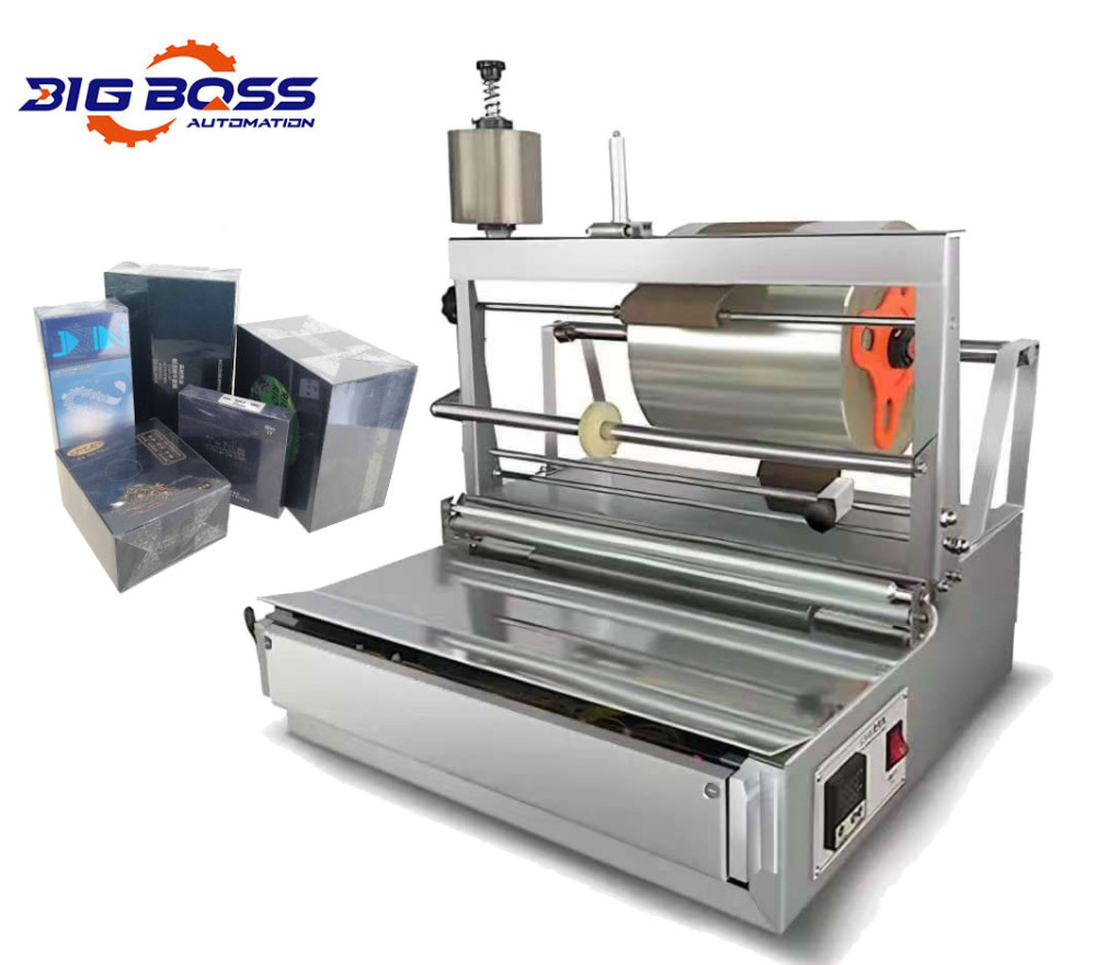 Manual cellophane wrapping machine small overwrapping machine for perfume cigarettes cosmetics
