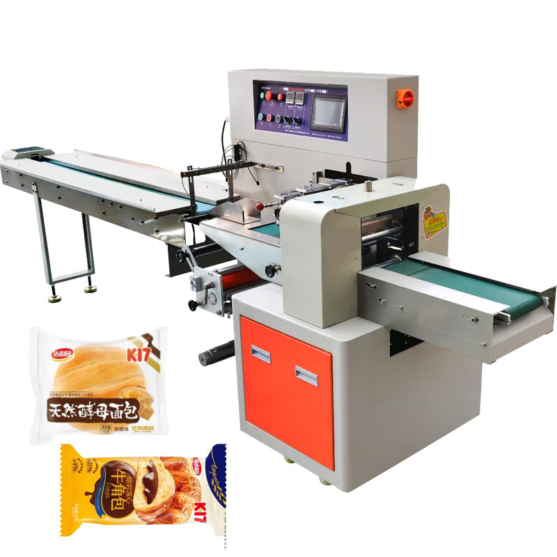 Automatic Flow Packaging Machine Pillow Type Horizontal Wrapping Machine for Food/ Vegetables /Soap/ Beverage Sale