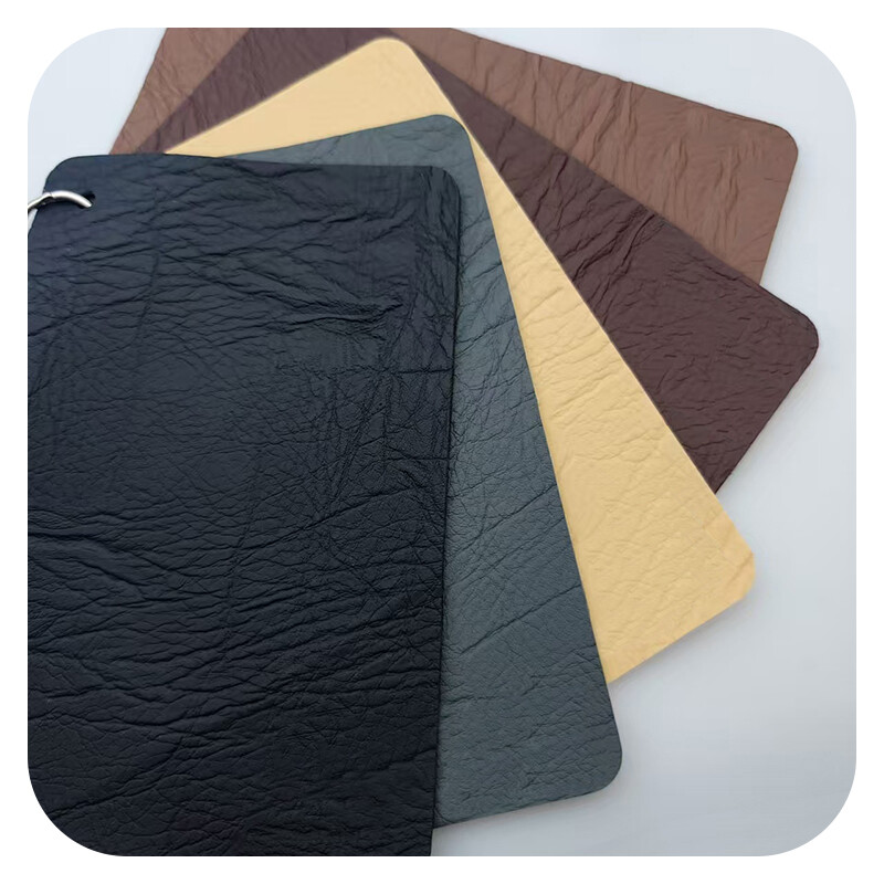 JK#K 1.0mm Imitation Cotton Fleece Backing Elephant Skin Texture Artificial Leather