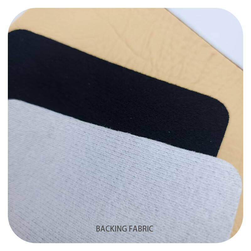 JK#K 1.0mm Imitation Cotton Fleece Backing Elephant Skin Texture Artificial Leather
