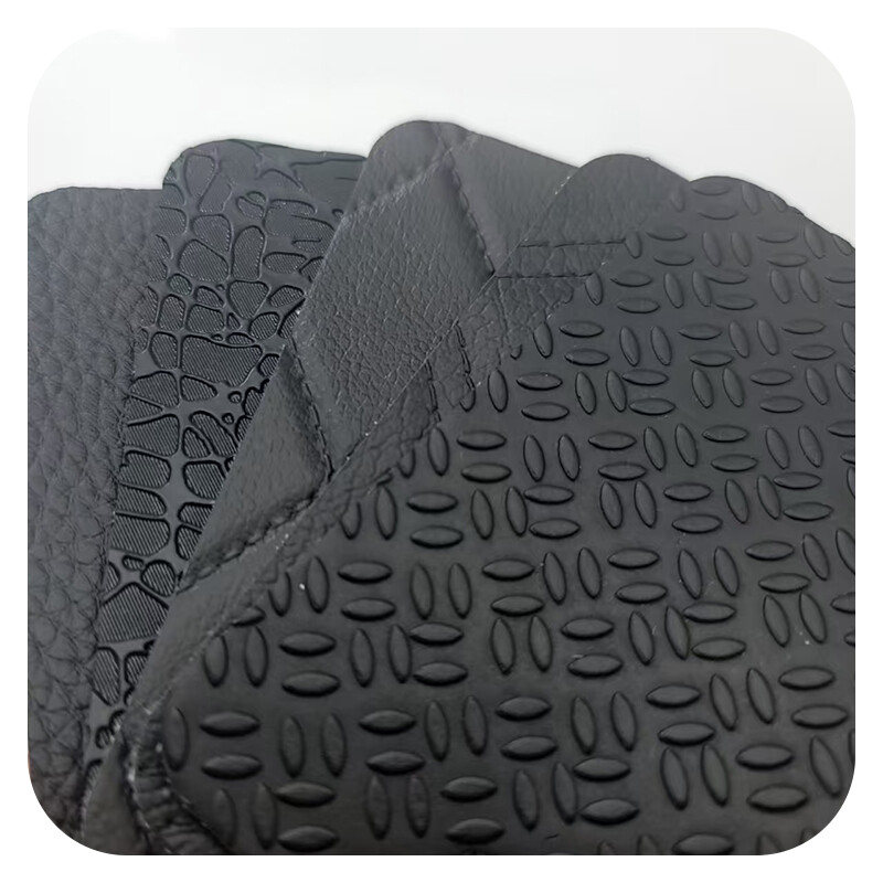 RQ#linyunge Backing Premium 1.8mm PVC Artificial Leather for Car Floor Mats - Waterproof, Anti-Slip & Wear-Resistant