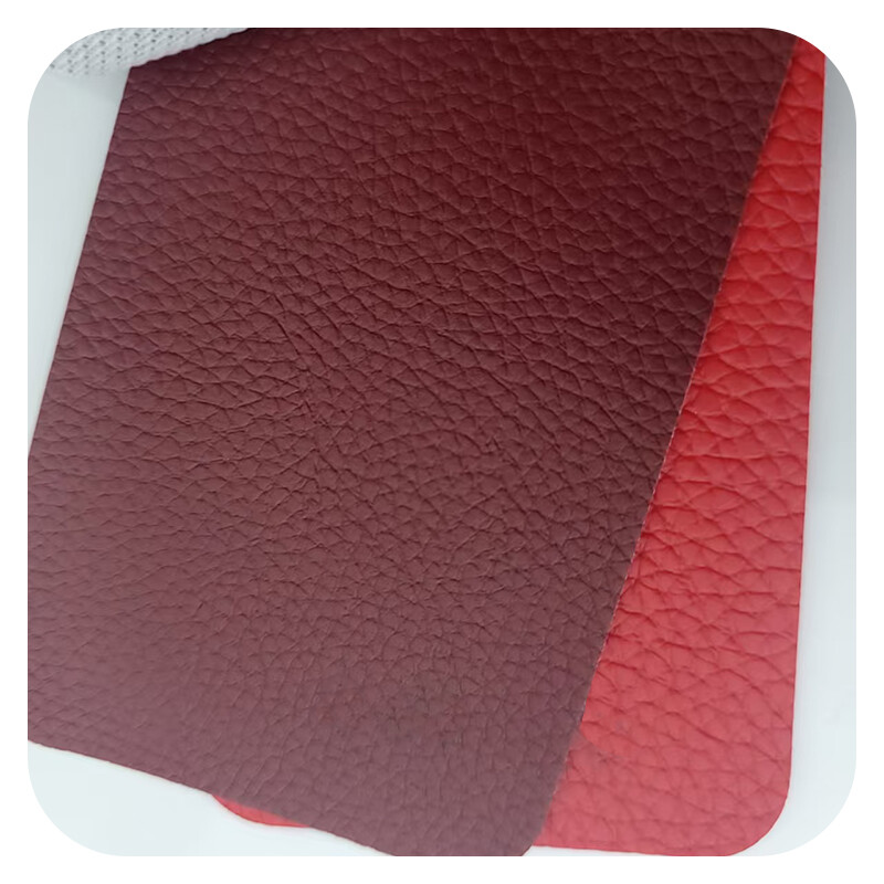 ZL#6007 Premium PVC Artificial Leather with Fish Scale Fabric Backing - for Automotive Upholstery & Sofa Covers, Anti-Slip & Scratch-Resistant