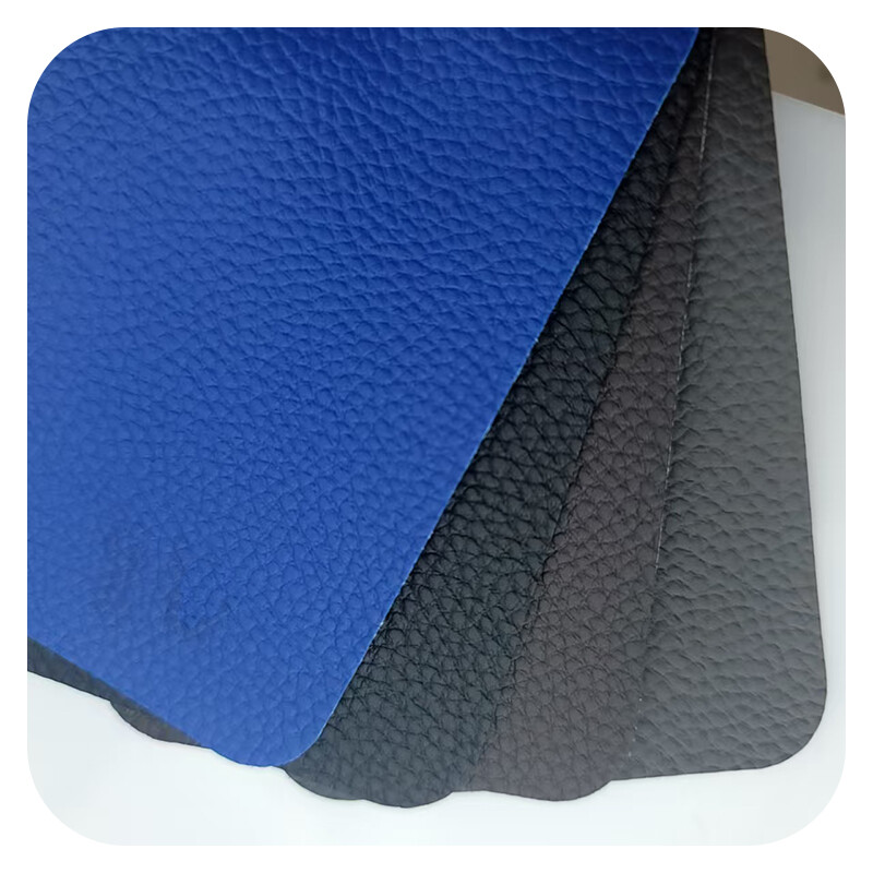 ZL#6007 Premium PVC Artificial Leather with Fish Scale Fabric Backing - for Automotive Upholstery & Sofa Covers, Anti-Slip & Scratch-Resistant