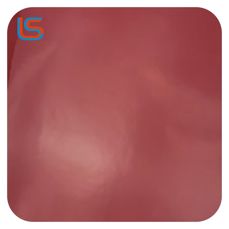 JK#mirror leather PVC Artificial Leather - 0.8mm Canvas Base, High-Gloss Mirror Finish, Scratch-Resistant & Waterproof