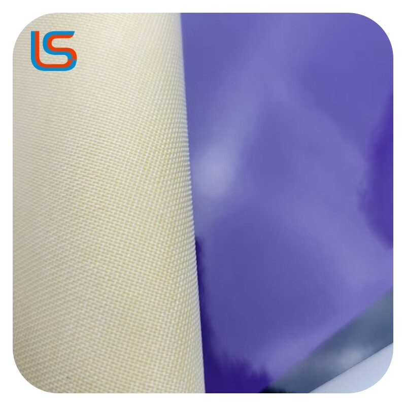 JK#mirror leather PVC Artificial Leather - 0.8mm Canvas Base, High-Gloss Mirror Finish, Scratch-Resistant & Waterproof