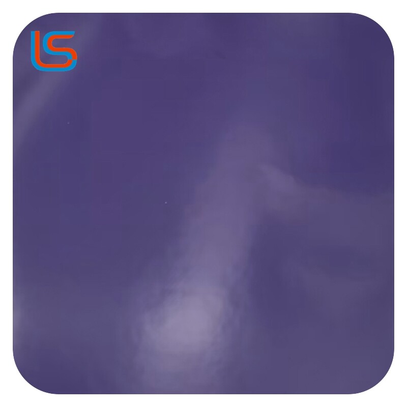 JK#mirror leather PVC Artificial Leather - 0.8mm Canvas Base, High-Gloss Mirror Finish, Scratch-Resistant & Waterproof