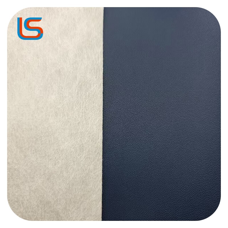 JK#H pvc leather 1.2mmx140cm nonwoven Thick PVC Faux Leather - Slip-Resistant Surface, Polyester Canvas Base, Athletic Shoe Material