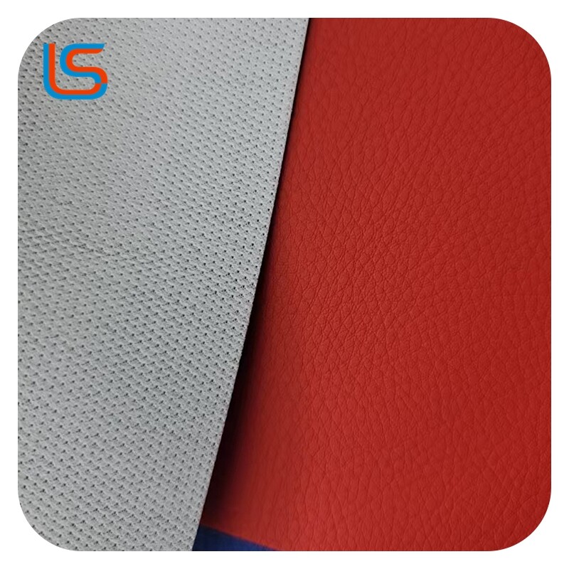 JK#12 High-Quality Auto Leather - Fish Scale Cloth Base, PU Faux Leather, UV-Resistant & Anti-Slip for Dashboard Linings