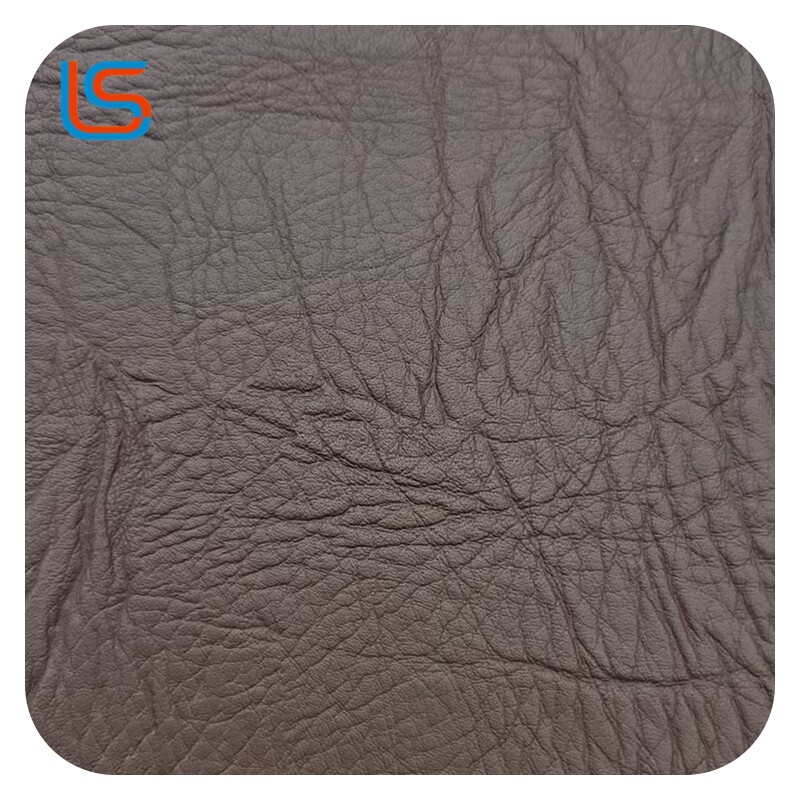 JK#10 1.0mm Cotton Like Fleece Backing PVC Artificial Leather Sofa Upholstery Smooth Wear Resistant