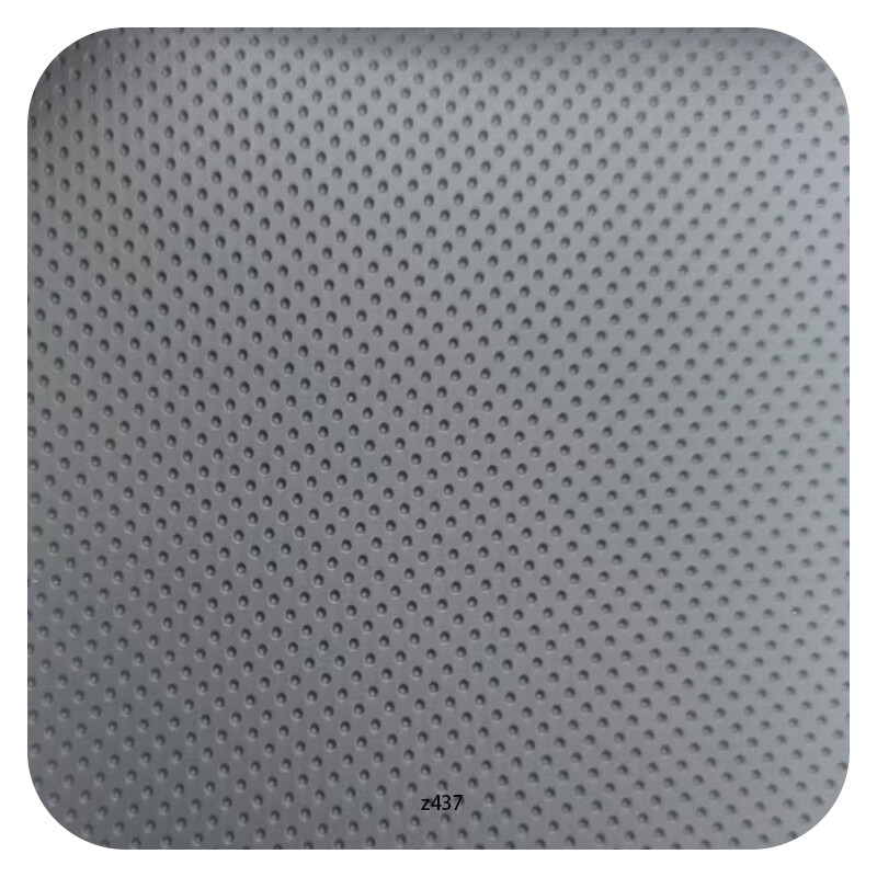 ZL#437 #432 #318 1.0mm Premium Automotive Leather with Knitted Backing Cloth - PVC Material, Scratch-Resistant & Flame-Retardant for Car Seats