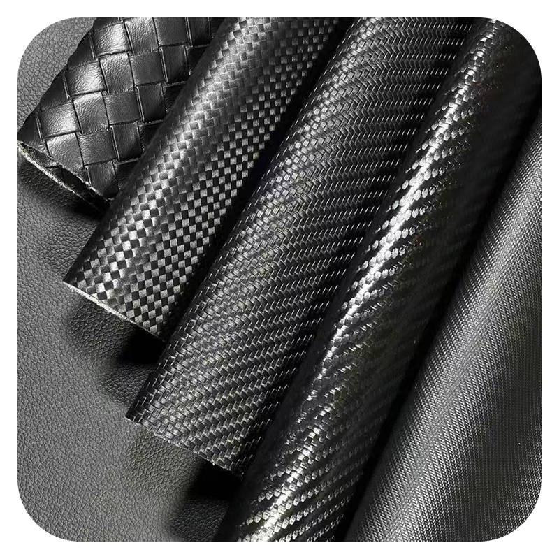 Pure Black Saddle Leather Glossy Matte Finishes Various Patterns Scratch Resistant Wear Resistant