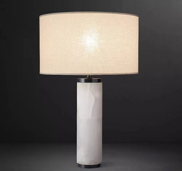 Original marble simple light luxury designer table lamp bedroom study hotel club villa private customization