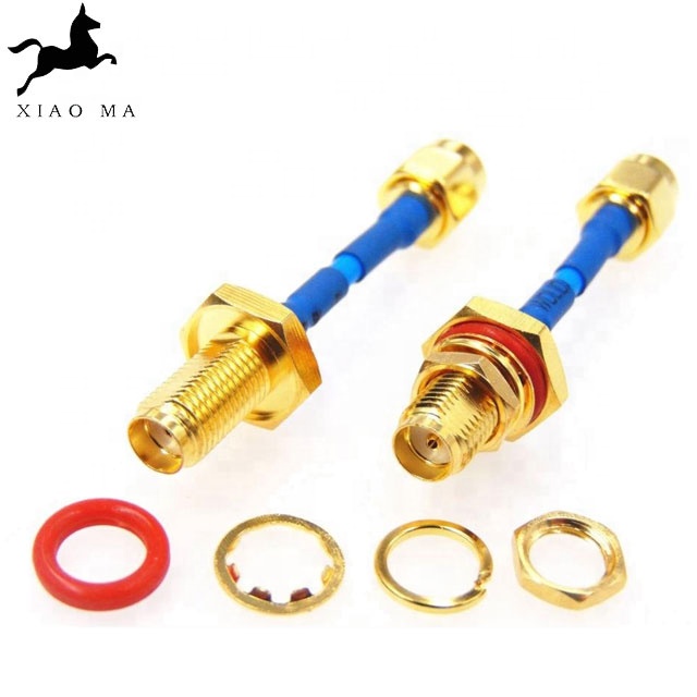 SMA прямой водонепроницаемый разъем к SMA обжимной штекер коннектор RG405 RF косички XMR-SPTX91 SMA прямой водонепроницаемый разъем к SMA обжимной штекер коннектор RG405 RF косички XMR-SPTX91