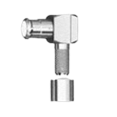 MCX мужской прямой угол обжимной RF разъем для RG-174/U кабель XMR-MCX1010