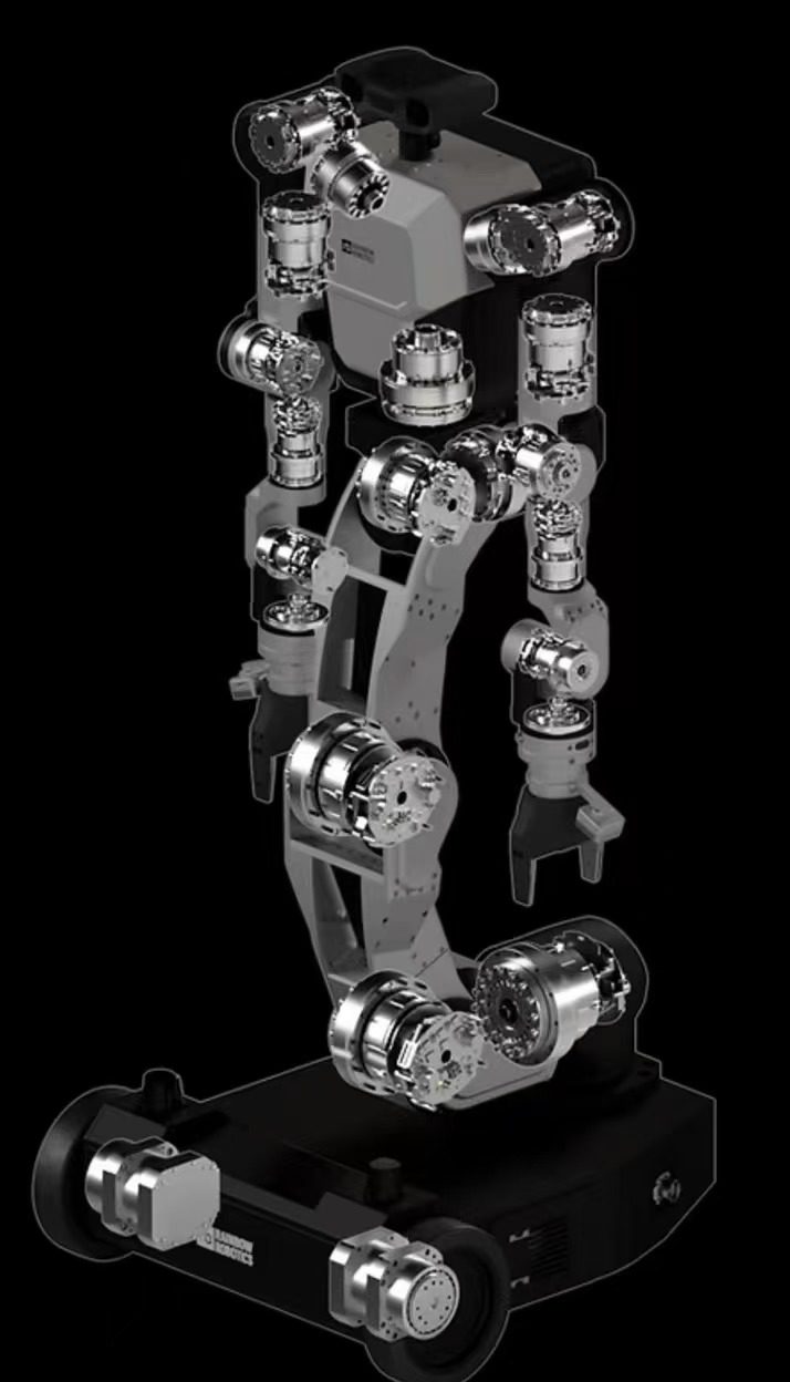 actuador con accionamiento armónico para sistema robótico híbrido