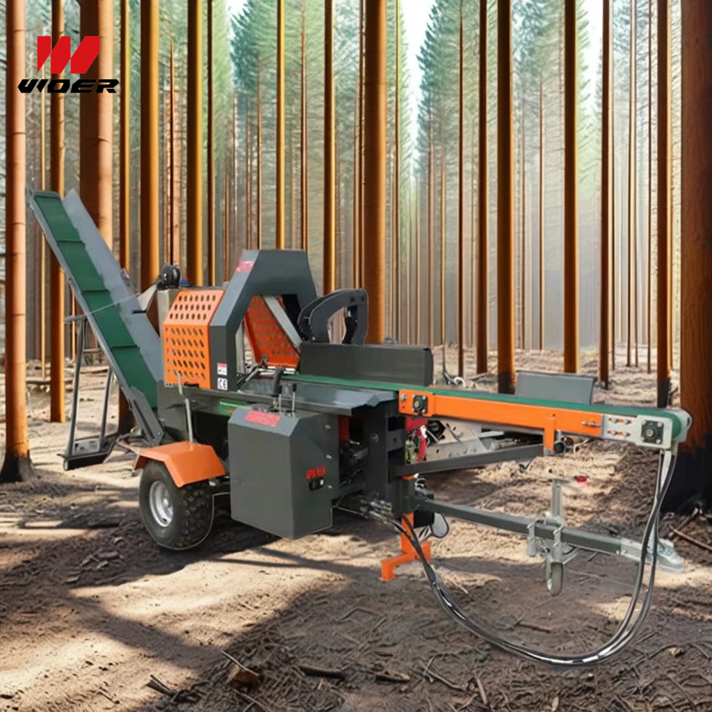 Diesel Commercial Hydraulic Motorized Gasoline Firewood Wood Splitter