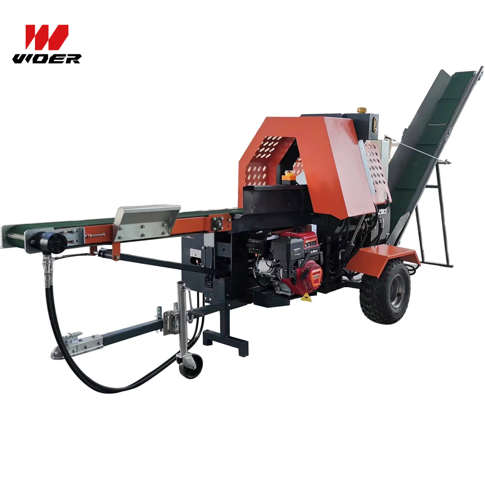 Diesel Commercial Hydraulic Motorized Gasoline Firewood Wood Splitter